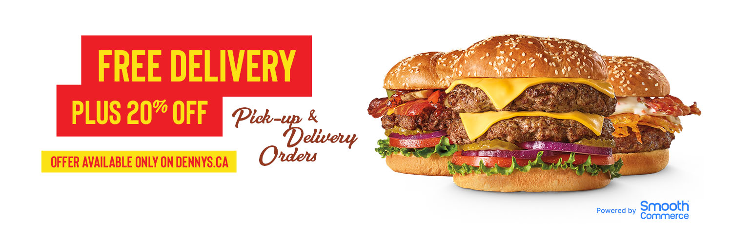 Denny's web ordering launch promotion